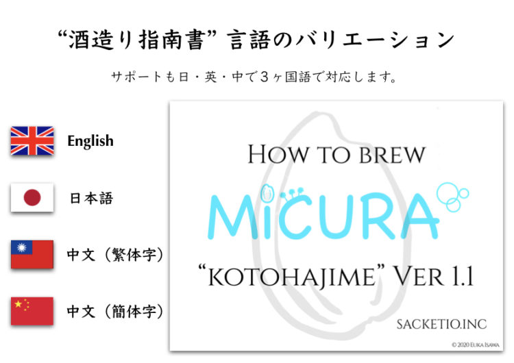 日本酒🍶好きな海外の友人へのギフトに🎁日本酒自家醸造キットMiCURA 新作リリース