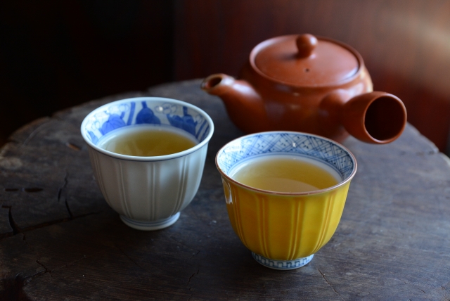 日本酒と緑茶