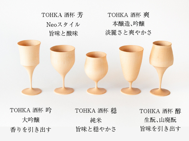 4mm極薄細な木の酒器「TOHKA酒杯」日本酒BAR監修でお酒の表情を楽しめる。Makuakeにて先行発売開始