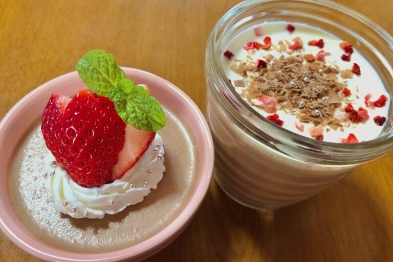 【菊の司酒造】バレンタインにも！食べて美肌の簡単スイーツ「酒粕プリン」