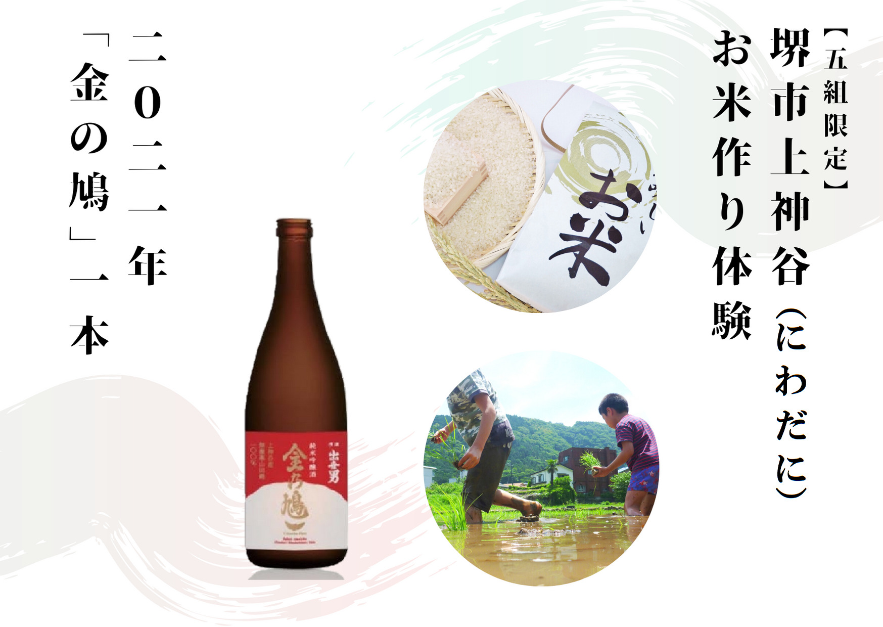 【福祉×農×伝統】日本酒で社会を繋ぐ御神酒"出世男 金の鳩”