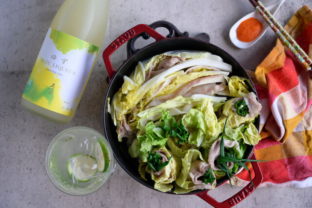 【KUBOTAYA】おうちで簡単！本格お鍋レシピ｜豚と白菜のミルフィーユ鍋