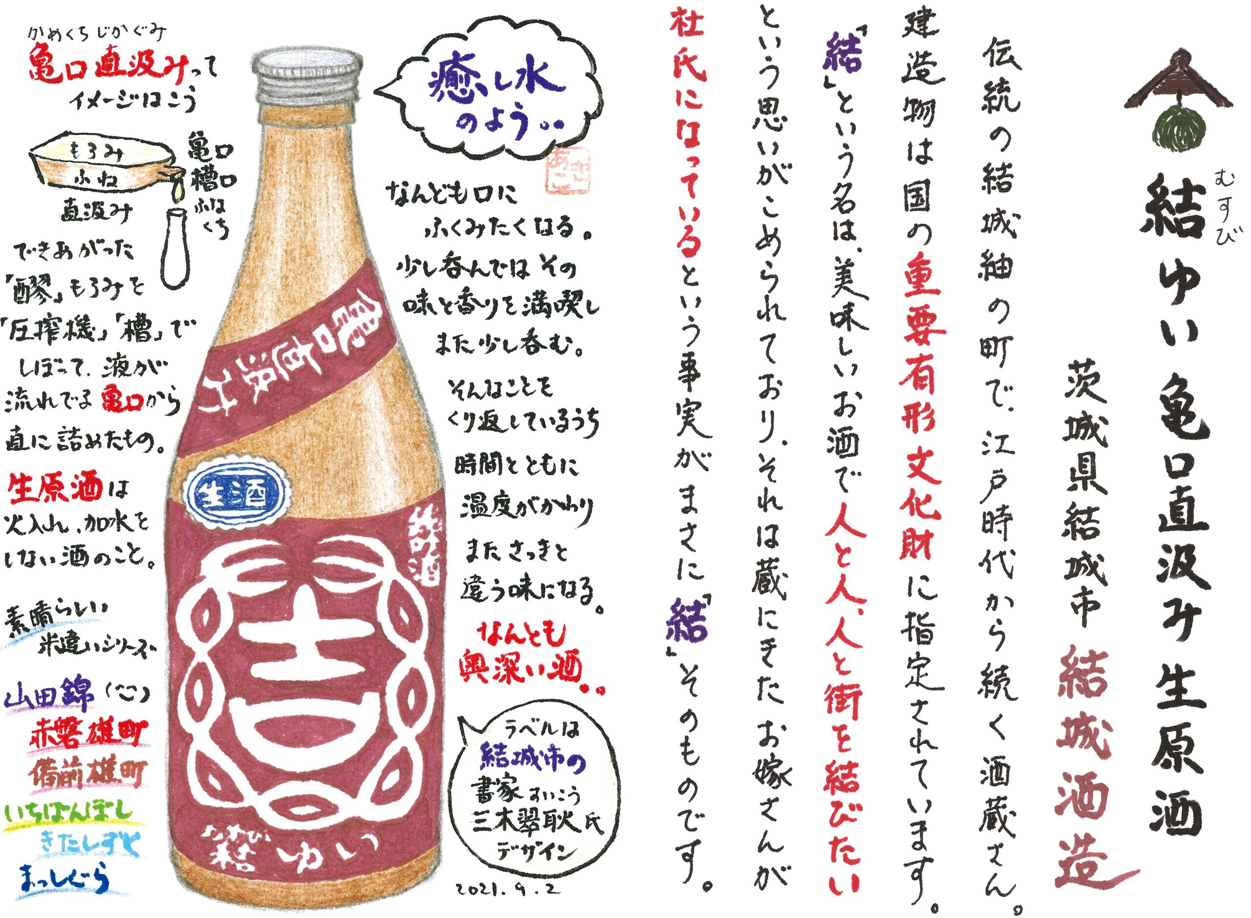 ようこそ、日本酒の世界へ！独特のゆる～いタッチで描かれたスケッチで日本酒愛を語りつくす『日本酒スケッチノート』が発売。