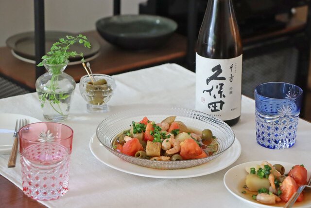 【KUBOTAYA】日本酒をもっと楽しむおつまみレシピ｜海老とじゃがいもの南蛮マリネ