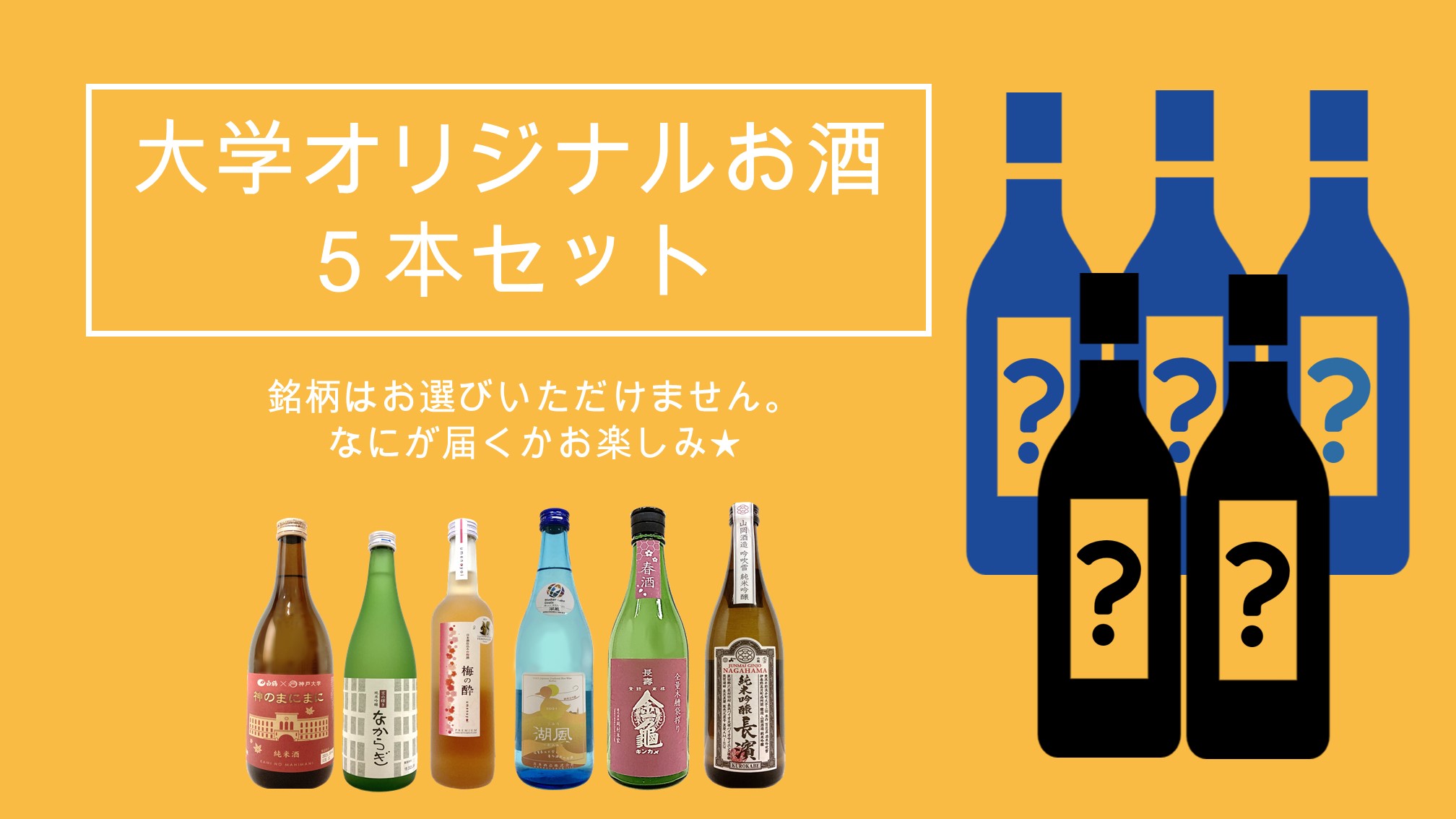 【目標金額達成！】【お酒好きのあなたに】お酒造りに携わる若者を応援したい！！大学オリジナルお酒研究会を応援しようプロジェクト