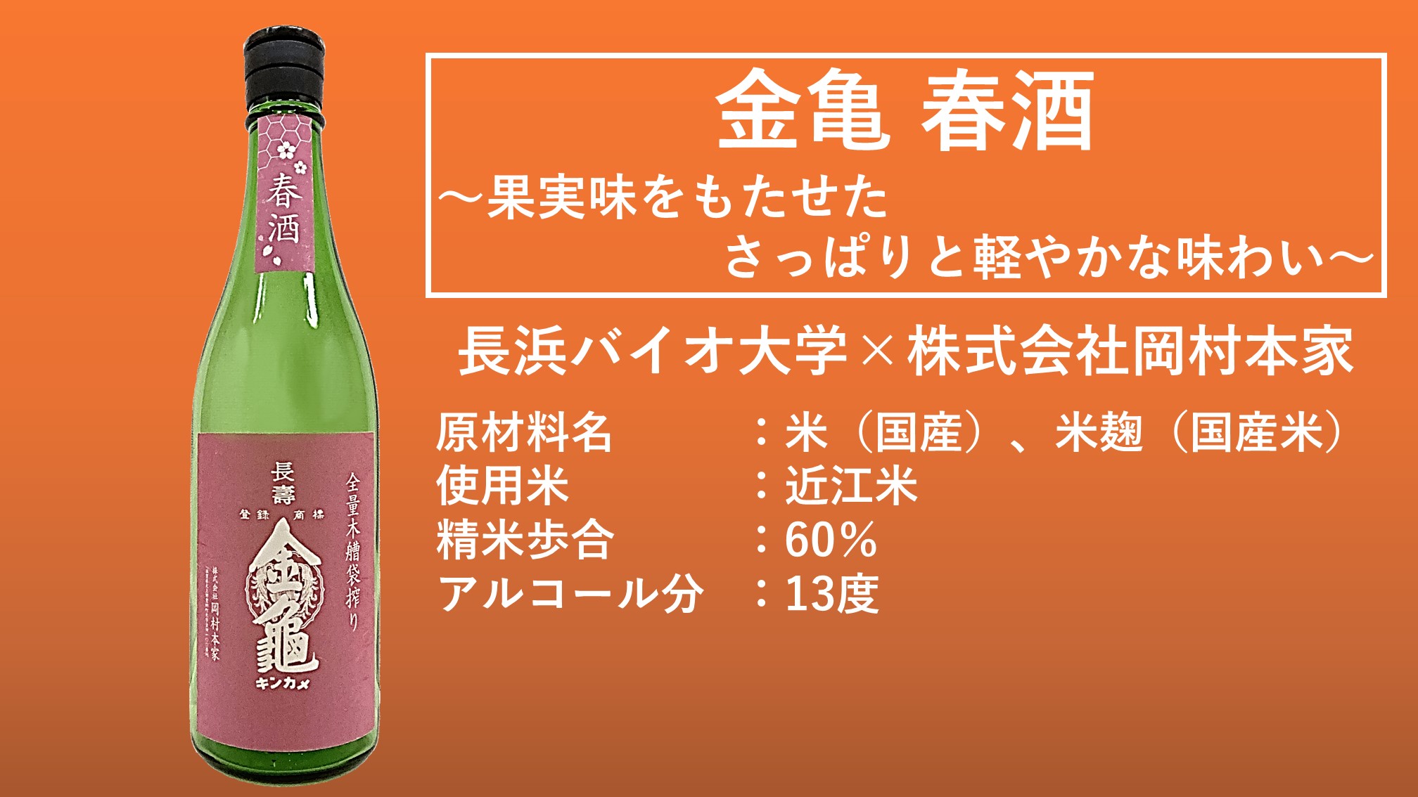 【目標金額達成！】【お酒好きのあなたに】お酒造りに携わる若者を応援したい！！大学オリジナルお酒研究会を応援しようプロジェクト