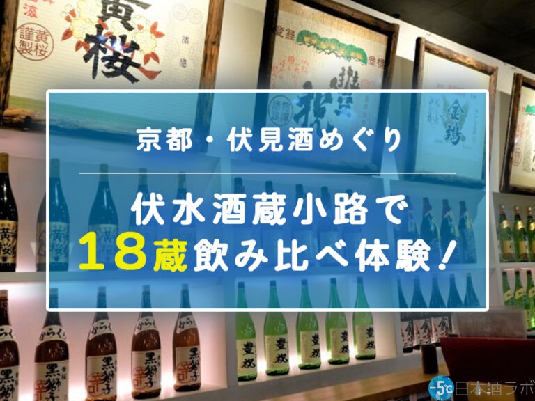 【京都・伏見酒めぐり】伏水酒蔵小路で18蔵飲み比べ体験！