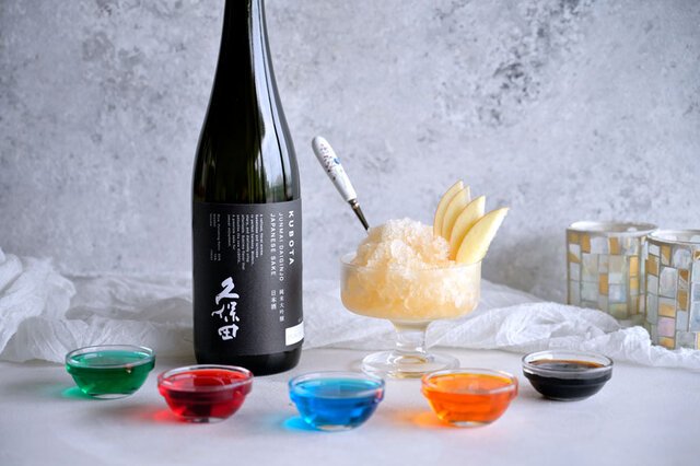 日本酒＋お酢のかき氷