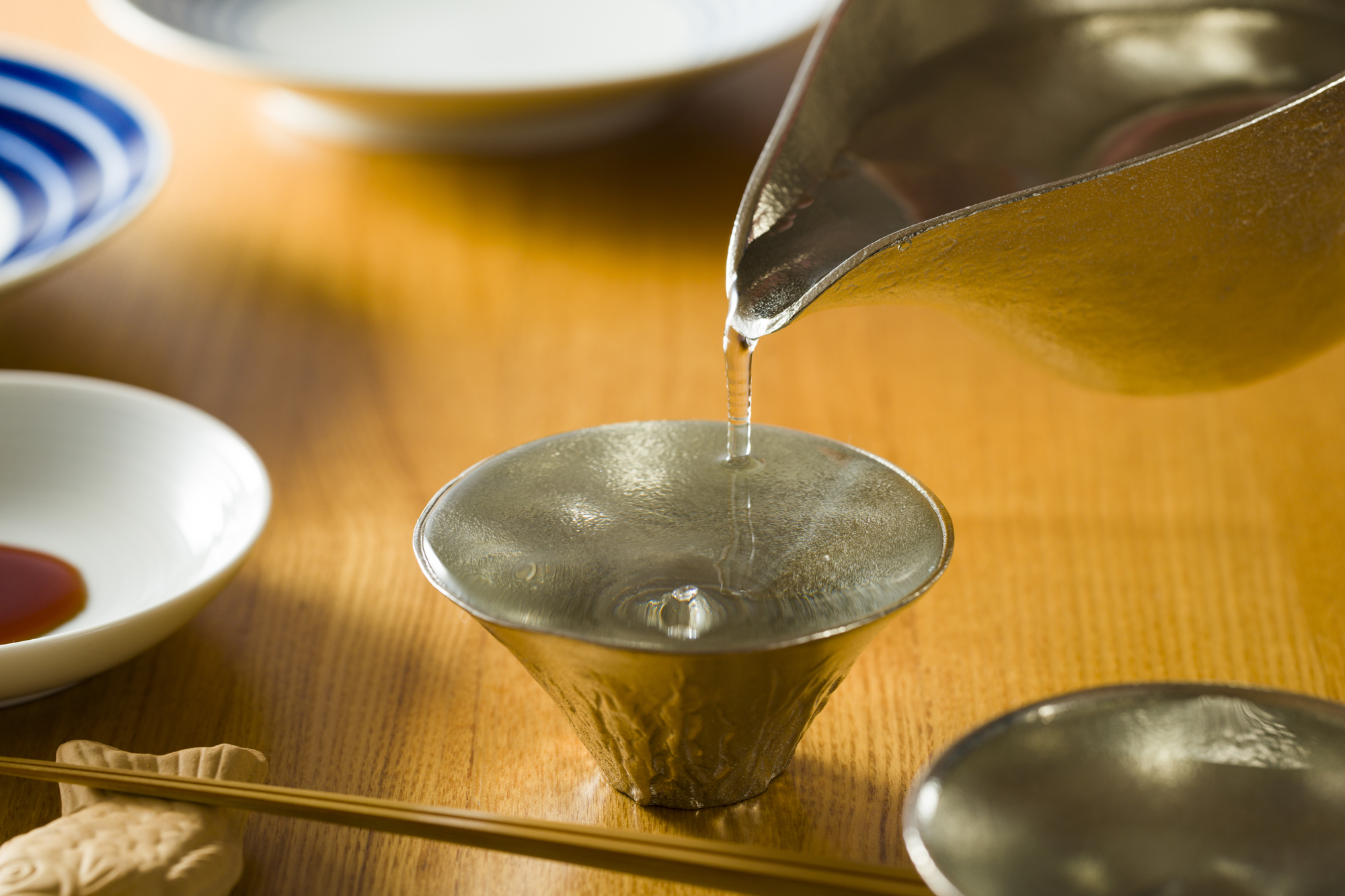 軟水が使われた日本酒のイメージ