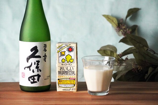 日本酒の豆乳割り