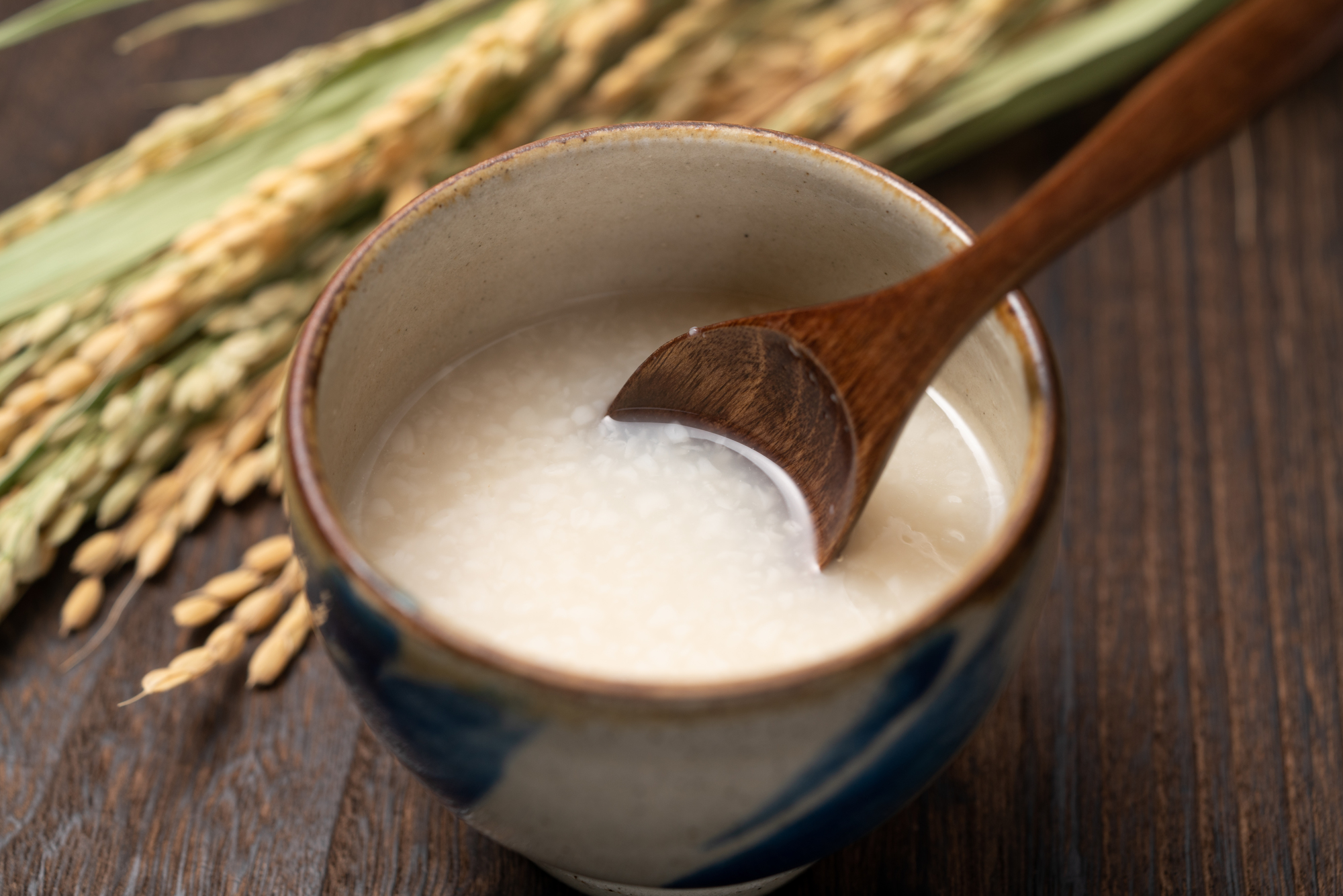 米麹から作られた甘酒