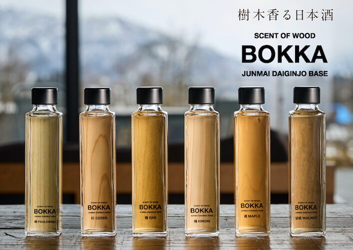 樹木香る日本酒「BOKKA」の新フレーバーに「檜-HINOKI-」「楓-MAPLE-」「桐-KIRI-」３種の樹木の香りが新登場。和製ウイスキーを目指した森と日本酒の新たな挑戦。