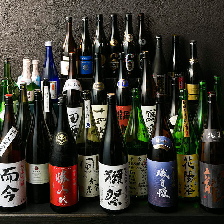 【半額】寿司×47都道府県の日本酒が飲み放題！十四代や獺祭も半額！お通し食べ放題＆しじみ汁飲み放題！富士喜商店渋谷店