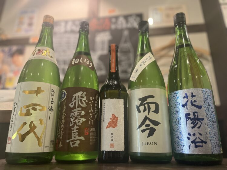 【日本酒原価酒蔵「上野御徒町店」】5種3,800円！十四代、而今、新政、花陽浴、飛露喜『破格の希少酒5種飲み比べプラン』｜1月9日(木)〜1月30日(木)、日本酒原価酒蔵「上野御徒町店」で開催！