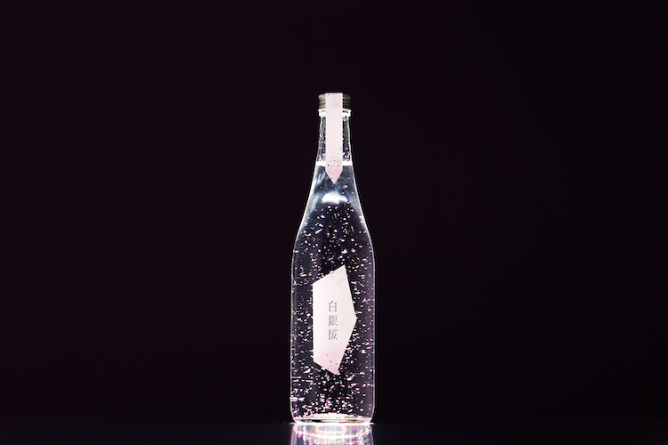 【クランド】桜色の箔が舞う花見酒「白銀桜」の抽選販売を開始