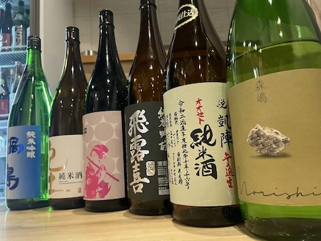 晩酌 水の音