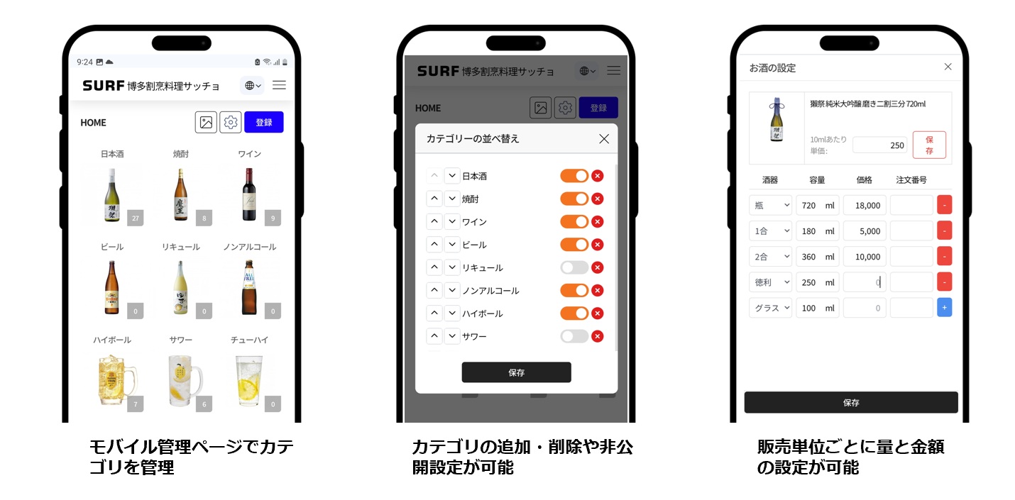 インバウンド旅行客向けに日本酒・焼酎などのドリンクメニューを多言語で提供するモバイル酒類メニューサービス「Sake Rink」サービス開始