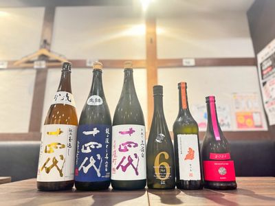 【先着36名様】入手困難な十四代と新政の6種類が飲み比べできる「十四代VS新政飲み比べ」＋「日本酒35種飲み放題」｜6/20(金)~6/30(月)、日本酒原価酒蔵「錦糸町店」にて開催