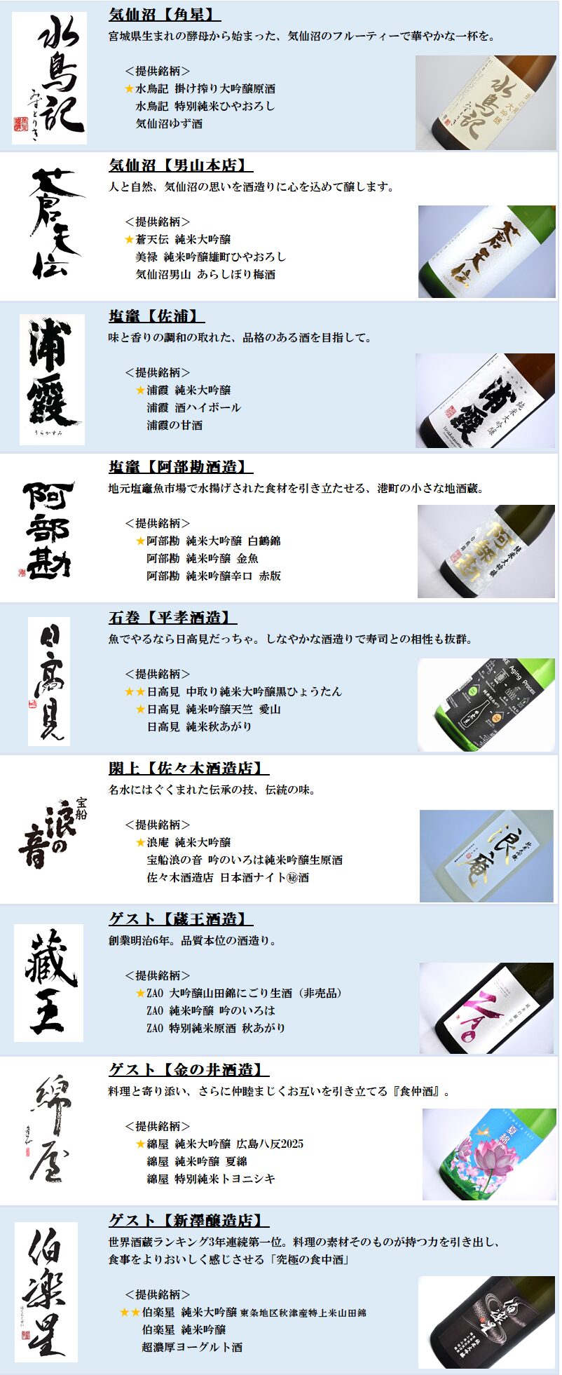 【仙台うみの杜水族館】日本酒を飲んで酒蔵を応援!宮城を代表する9つの酒蔵が集結‼『魚を肴に 日本酒ナイト水族館』【2025年8月30日(土)18:30~21:30】