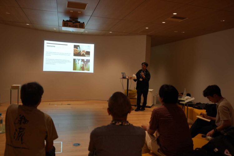 津南醸造は、シンポジウム「日本酒×ロンジェビティの可能性」で登壇しました