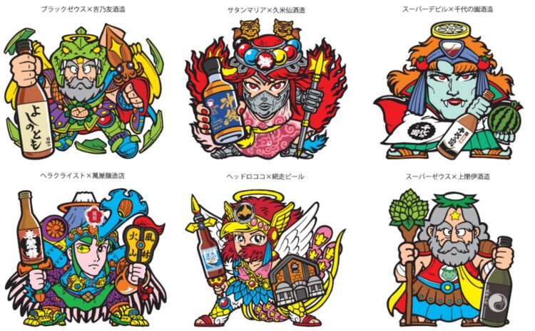 全国6社の酒類メーカーがビックリマンとコラボ商品展開「JAPANクラフト酒〈悪魔VS天使〉」企画が9月始動