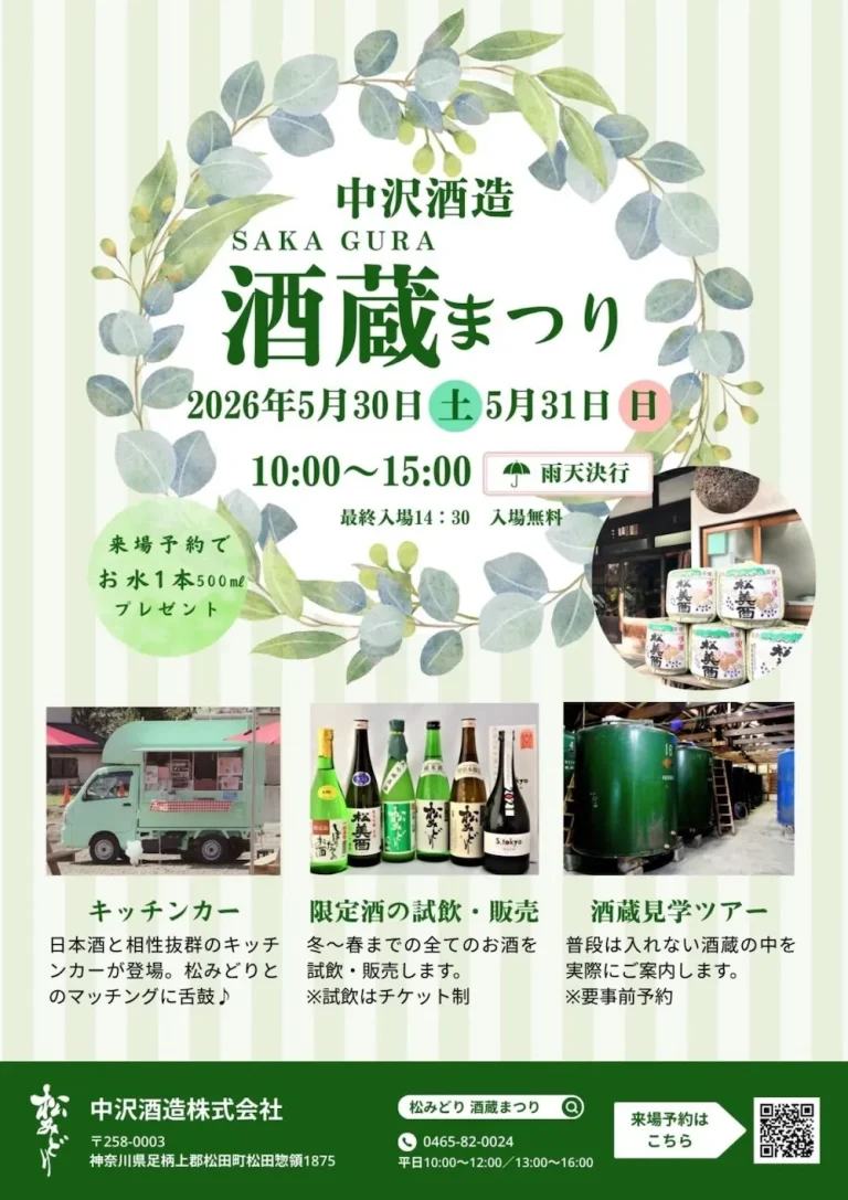 中沢酒造 酒蔵開放イベント