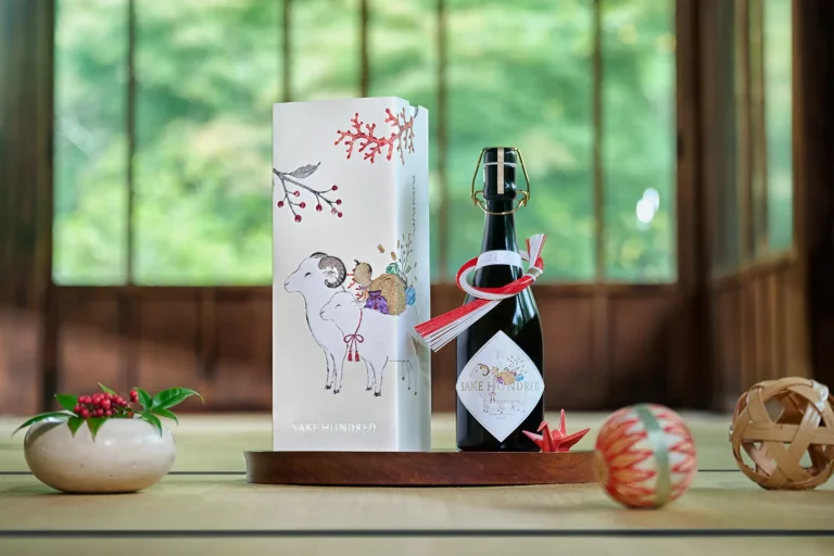 正月限定「吉祥羊」の干支ラベル。SAKE HUNDREDのフラッグシップ『百光』が9月29日から抽選販売の応募受付を開始